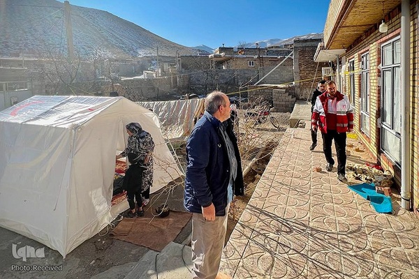 امدادرسانی جمعیت هلال‌احمر در مناطق زلزله‌زده خوی‎‎