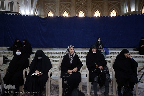 مراسم تجدید میثاق جامعه قرآنی کشور با آرمان‌های معمار کبیر انقلاب اسلامی، امام خمینی(ره) در حرم مطهر امام راحل