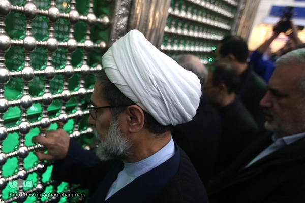 مراسم تجدید میثاق جامعه قرآنی کشور با آرمان‌های معمار کبیر انقلاب اسلامی، امام خمینی(ره) در حرم مطهر امام راحل