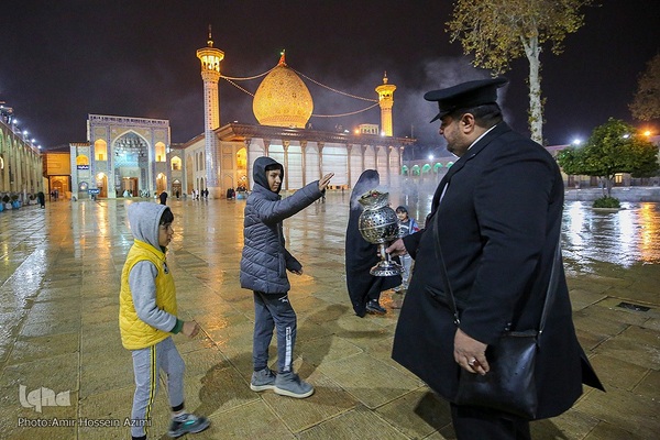 شب لیله الرغائب در حرم مطهر شاهچراغ