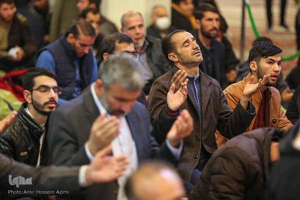 شب لیله الرغائب در حرم مطهر شاهچراغ