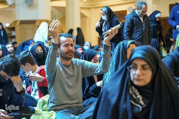 شب لیله الرغائب در حرم مطهر شاهچراغ