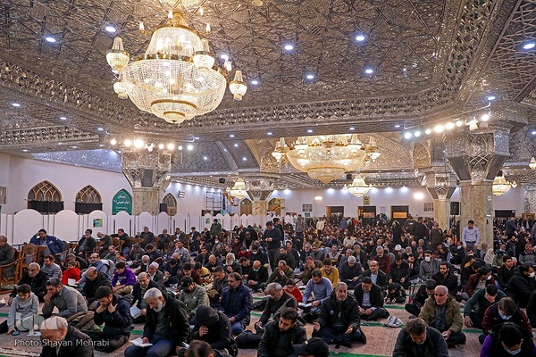 شب لیلة‌الرّغائب در آستان مقدس حضرت عبدالعظیم(ع)