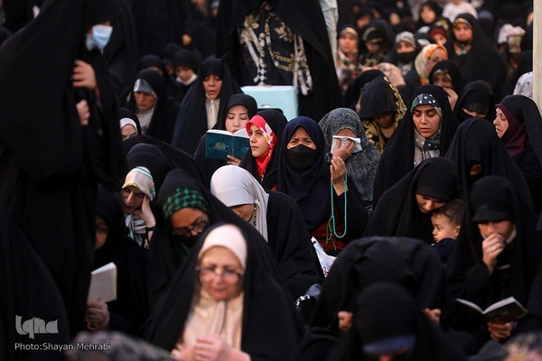 شب لیلة‌الرّغائب در آستان مقدس حضرت عبدالعظیم(ع)