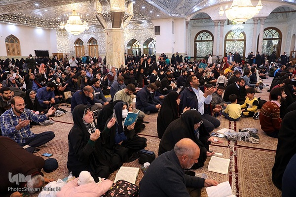 شب لیلة‌الرّغائب در آستان مقدس حضرت عبدالعظیم(ع)