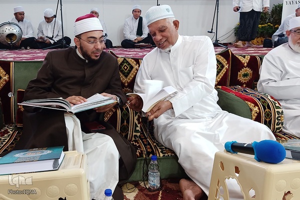 محفل قرآنی با حضور شیخ المصراوی در جشنواره رستو