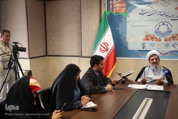 نشست خبری دوازدهمین دوره مسابقات قرآن سراسری خانواده‌های سپاه