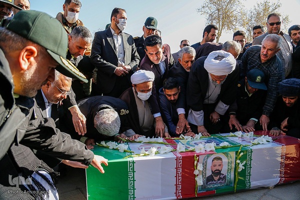 تشییع شهید مدافع امنیت محمود هوشمند خلاری