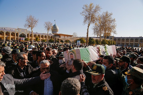 تشییع شهید مدافع امنیت محمود هوشمند خلاری