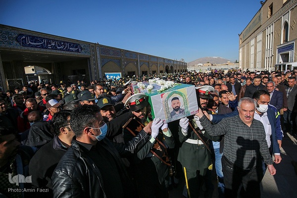 تشییع شهید مدافع امنیت محمود هوشمند خلاری