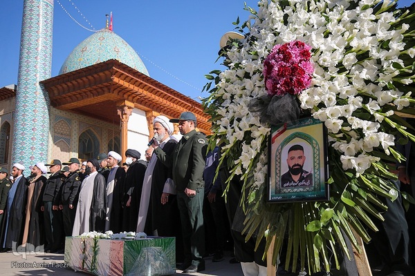 تشییع شهید مدافع امنیت محمود هوشمند خلاری