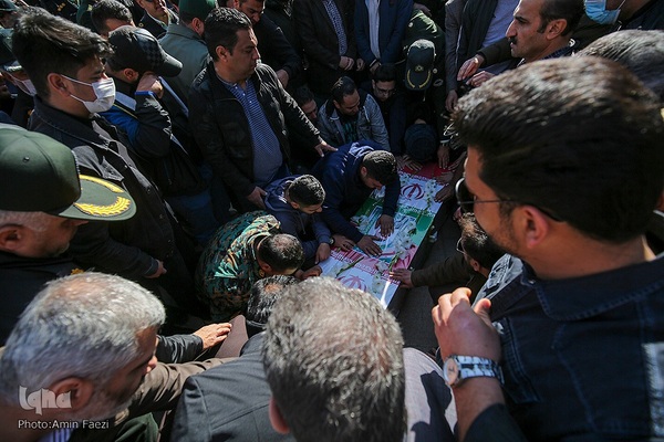 تشییع شهید مدافع امنیت محمود هوشمند خلاری