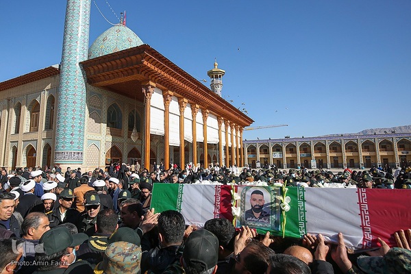 تشییع شهید مدافع امنیت محمود هوشمند خلاری