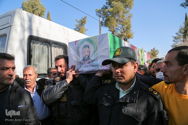 تشییع شهید مدافع امنیت محمود هوشمند خلاری