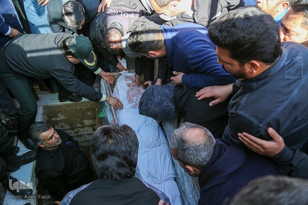 تشییع شهید مدافع امنیت محمود هوشمند خلاری