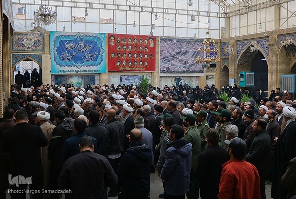 تشییع پیکر مرحوم حجت‌الاسلام ابطحی در اصفهان