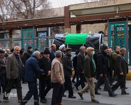 تشییع پیکر مرحوم حجت‌الاسلام ابطحی در اصفهان