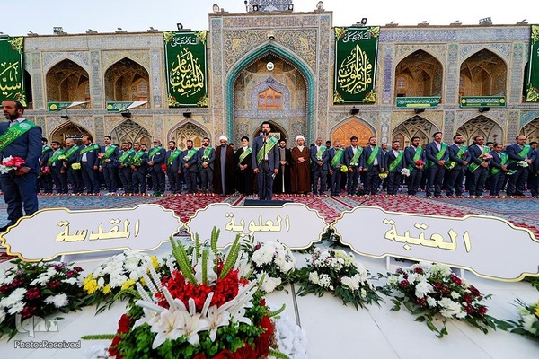 آیین دعا‌خوانی خدام علوی به مناسبت سالروز ولادت امیرالمومنین حضرت علی (ع) 