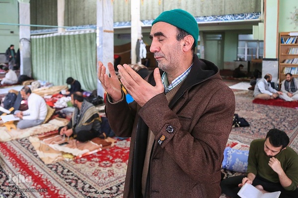 مراسم معنوی اعتکاف خراسان شمالی