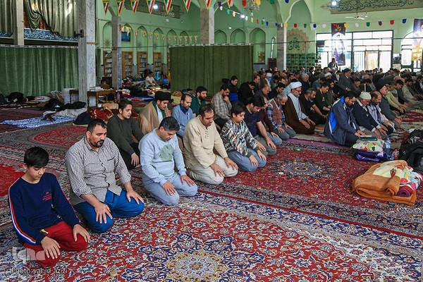 مراسم معنوی اعتکاف خراسان شمالی