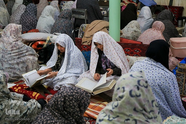 مراسم معنوی اعتکاف خراسان شمالی