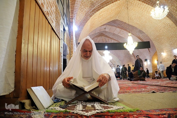 اولین روز مراسم معنوی «اعتکاف» در مسجد جامع تبریز