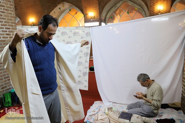 اولین روز مراسم معنوی «اعتکاف» در مسجد جامع تبریز