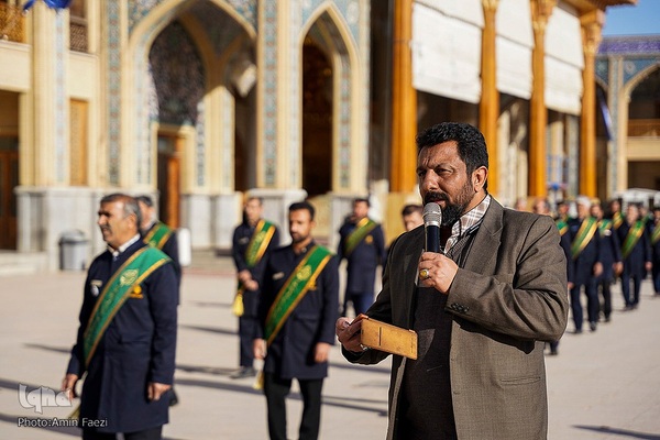 مراسم گلاب شویی ضریح مطهر حرم حضرت شاهچراغ (ع)‎‎