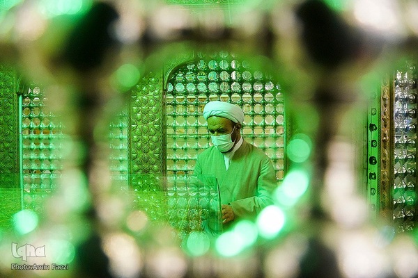 مراسم گلاب شویی ضریح مطهر حرم حضرت شاهچراغ (ع)‎‎