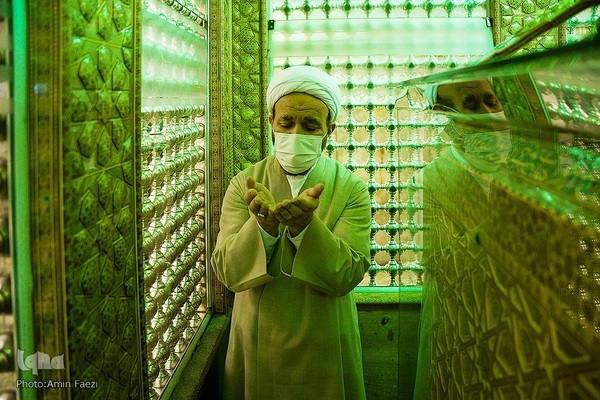 مراسم گلاب شویی ضریح مطهر حرم حضرت شاهچراغ (ع)‎‎