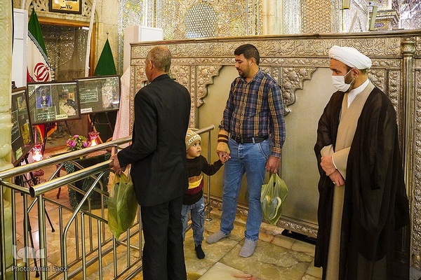 مراسم گلاب شویی ضریح مطهر حرم حضرت شاهچراغ (ع)‎‎