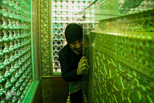 مراسم گلاب شویی ضریح مطهر حرم حضرت شاهچراغ (ع)‎‎