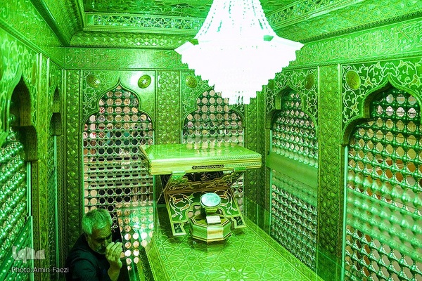 مراسم گلاب شویی ضریح مطهر حرم حضرت شاهچراغ (ع)‎‎