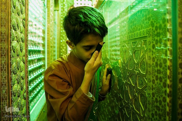 مراسم گلاب شویی ضریح مطهر حرم حضرت شاهچراغ (ع)‎‎