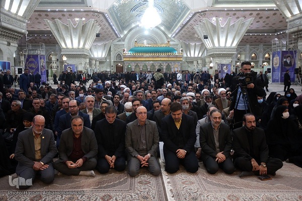 مراسم تجدید میثاق دانشگاهیان و جهادگران با آرمان‌های معمار کبیر انقلاب، امام خمینی (ره)