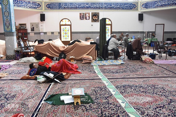 قرائت دعای ام داود در سومین روز مراسم معنوی اعتکاف