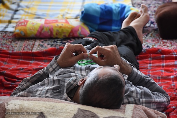 قرائت دعای ام داود در سومین روز مراسم معنوی اعتکاف