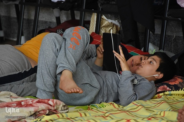 قرائت دعای ام داود در سومین روز مراسم معنوی اعتکاف