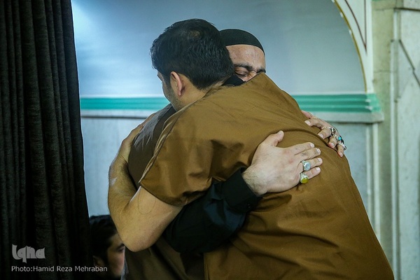 مراسم خداحافظی معتکفین