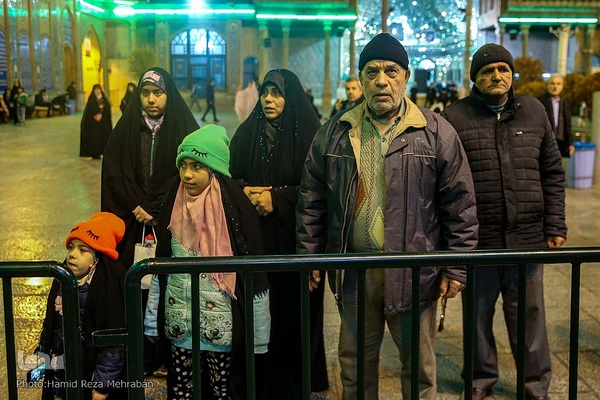 مراسم خداحافظی معتکفین