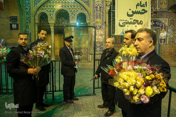 مراسم خداحافظی معتکفین