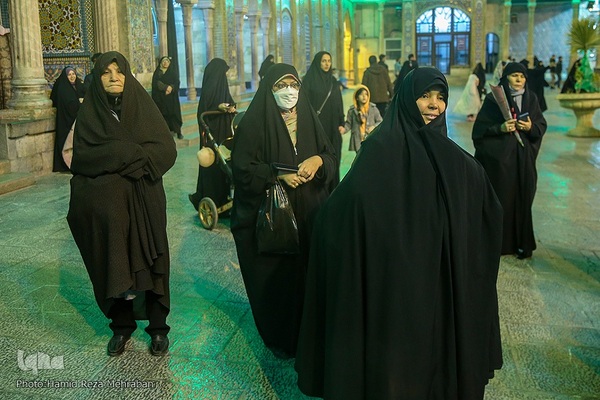 مراسم خداحافظی معتکفین