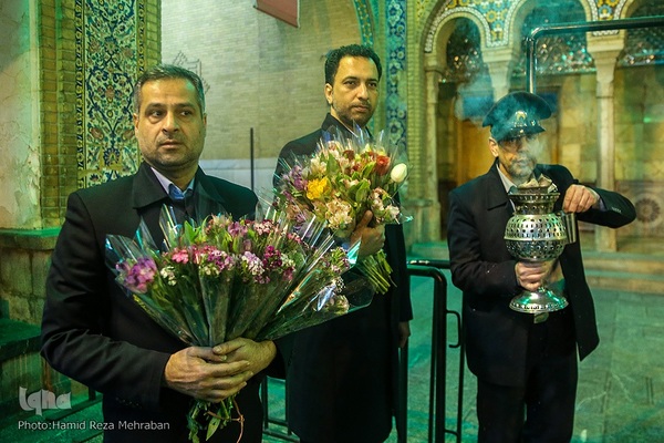 مراسم خداحافظی معتکفین