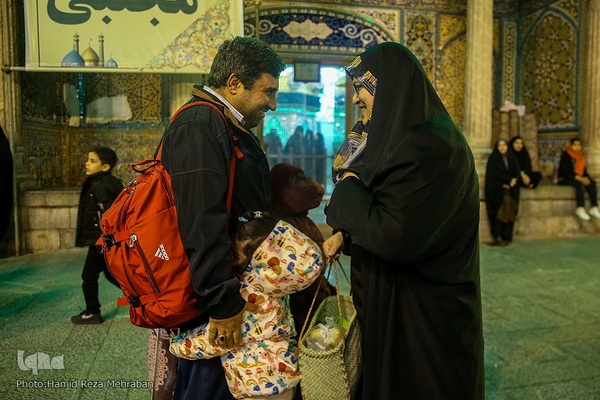 مراسم خداحافظی معتکفین