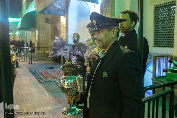 مراسم خداحافظی معتکفین