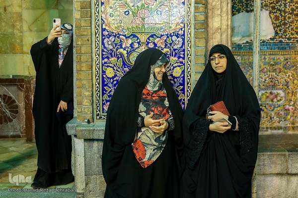 مراسم خداحافظی معتکفین