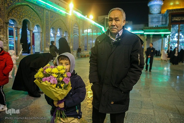 مراسم خداحافظی معتکفین