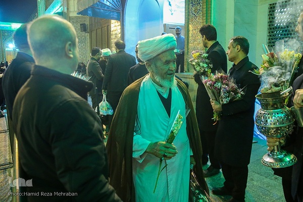 مراسم خداحافظی معتکفین