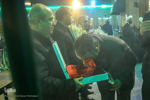 مراسم خداحافظی معتکفین