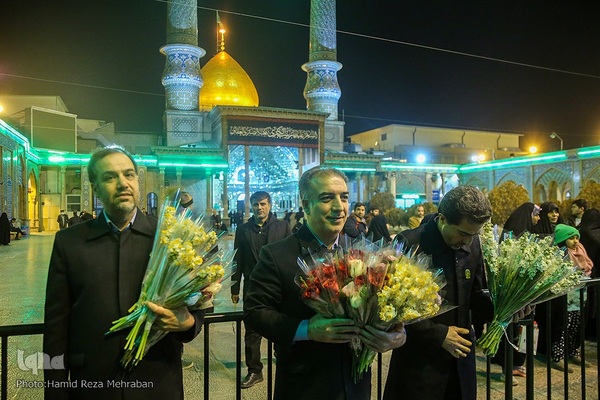 مراسم خداحافظی معتکفین